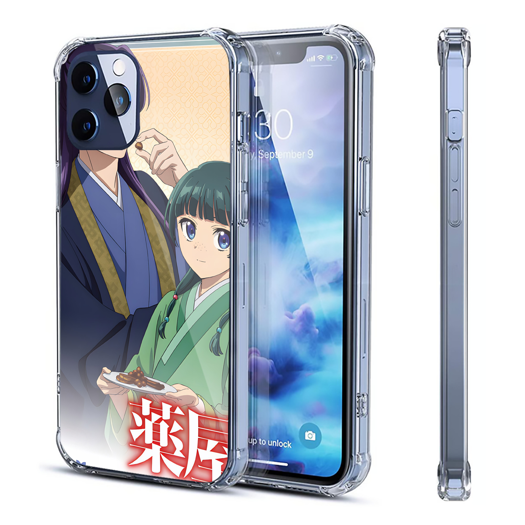 （画像用） 薬屋のひとりごと The Apothecary Diaries 【iPhone 12シリーズ対応】透明スマホケース（クリアソフトケース）